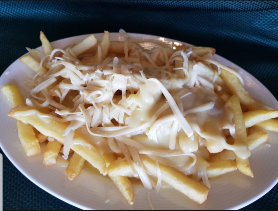 French Fries with Mushroom sauce